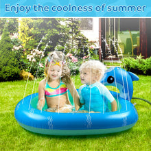 Load image into Gallery viewer, Inflatable Sprinkler for Kids Sprinkler Pad Pool with Dolphin Fountain Sprinklers Pasal 