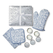 Load image into Gallery viewer, Ladies Luxury Kitchen Gifts box for Birthday Potholders &amp; Oven Gloves Pasal 