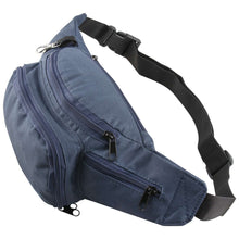 Load image into Gallery viewer, Zipped Pocket Blue Bum Waist Bag Travel - handmade items, shopping , gifts, souvenir