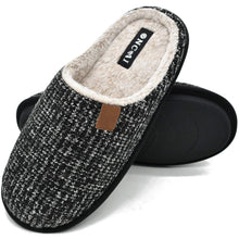 Load image into Gallery viewer, Men Foam Slippers Slip On Warm Fluffy House Indoor Outdoor Slippers Pasal 