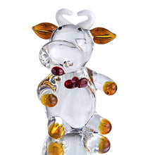 Load image into Gallery viewer, Glass Bull Figurine Hand Blown Glass Onaments Figurines Pasal 