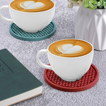 Load image into Gallery viewer, Silicone Coasters 6 Pack Thickened Drink Coasters with Holder Coasters Pasal 
