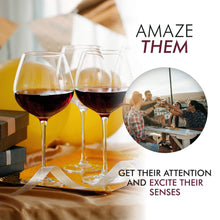 Load image into Gallery viewer, Red Wine Glasses Set of 4 Wine Glasses Pasal 