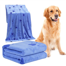 Load image into Gallery viewer, Quick Drying Dog Bath Towel Shower &amp; Bath Accessories Pasal 