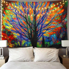 Load image into Gallery viewer, Dreamlike Tree Wall Hangings Tapestry Forest with Birds Wall Bohemian Mandala Hippie Perfect Decorations for Bedroom Living Room Dorm - handmade items, shopping , gifts, souvenir
