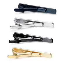 Load image into Gallery viewer, Pcs Tie Clip Set for Men Copper Metal Tie Clips Pasal 