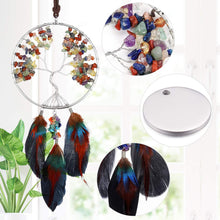 Load image into Gallery viewer, Chakra Dream Catcher of Life Feather Hanging Car Dream Catcher Pasal 