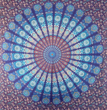 Load image into Gallery viewer, Multi Colored Mandala Tapestry Wall Hanging - handmade items, shopping , gifts, souvenir