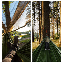Load image into Gallery viewer, Hammock 2 in 1 Function Ridge Hammock with Mosquito Hammocks &amp; Loungers Pasal 