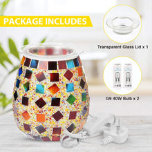 Load image into Gallery viewer, Wax Melt Burners Electric Candle Warmer Melter With 2 Spare Bulb Home Fragrance Lamps Pasal 