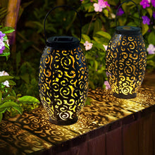 Load image into Gallery viewer, Solar Outdoor Hanging Decor 2 Pack Lanterns Pasal 