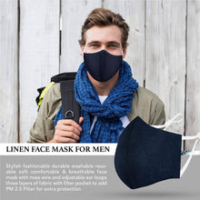 Load image into Gallery viewer, Cotton Linen Face Mask 5 Pack Face Masks Pasal 