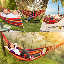 Load image into Gallery viewer, Garden Hammock with Stand Outdoor Large Hammocks Pasal 
