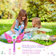 Load image into Gallery viewer, Bubble Machine Magic Wand Soap Automatic Bubble with Music and Light Bubble Makers Pasal 