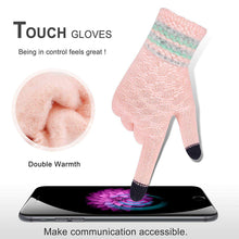 Load image into Gallery viewer, Winter Touch Screen Gloves Snow Flower Printing Keep Warm for Women and Men - handmade items, shopping , gifts, souvenir