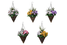 Load image into Gallery viewer, GreenBrokers Purple and Yellow Hanging Planters &amp; Baskets Pasal 