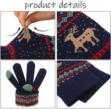 Load image into Gallery viewer, 3 Pairs Texting Gloves Touchscreen Stretch Knitted Mechanic Gloves Winter Warm Gloves - handmade items, shopping , gifts, souvenir