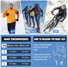 Load image into Gallery viewer, Winter Warm Gloves Men Women Touchscreen Windproof Gloves Skiing Pasal 
