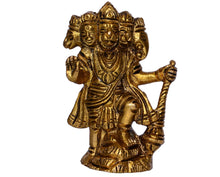 Load image into Gallery viewer, Brass Idol Panchmukhi Hanuman Statue Pasal 