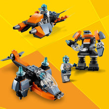 Load image into Gallery viewer, Creator 3 in 1 Cyber Drone Building Set with Cyber Mech and Scooter LEGO Unknown Pasal 