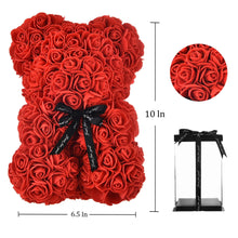 Load image into Gallery viewer, Rose Teddy Bear Artificial Flowers Pasal 