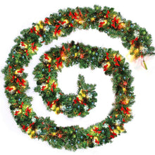 Load image into Gallery viewer, 9ft Christmas Garlands LED Light Decoration - handmade items, shopping , gifts, souvenir