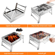 Load image into Gallery viewer, Stainless Steel BBQ Barbecue Grill Disposable Barbecues Pasal 