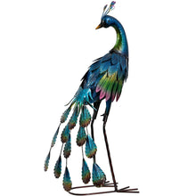 Load image into Gallery viewer, Garden Ornament Metal Peacock Garden Statues Decor Statues Pasal 
