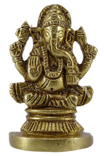 Load image into Gallery viewer, Religious Gold Tone Brass Figurine Table Statue Pasal 