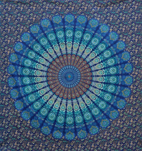 Load image into Gallery viewer, Multi Colored Mandala Tapestry Wall Hanging - handmade items, shopping , gifts, souvenir