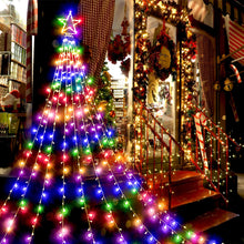Load image into Gallery viewer, Christmas Lights Outdoor 344 LED Christmas Tree Lights with Topper Star