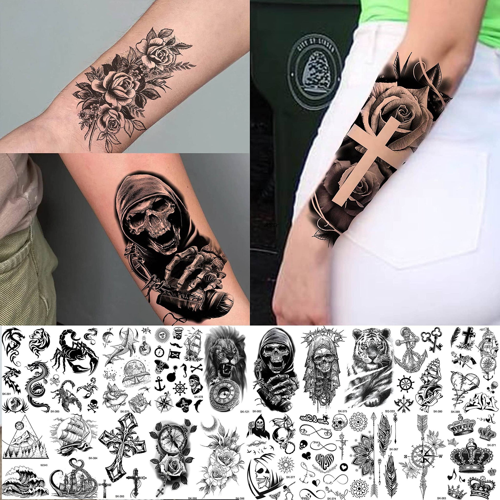 Custom temporary tattoos | Personalised fake tattoos | Wanapix