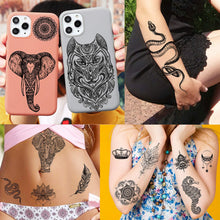 Load image into Gallery viewer, 58 Sheets Black Tribal Temporary Tattoos For Women Girls Adults Kits Temporary Tattoos Pasal 