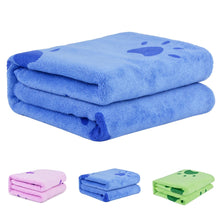 Load image into Gallery viewer, Quick Drying Dog Bath Towel Shower &amp; Bath Accessories Pasal Blue 