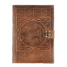 Load image into Gallery viewer, Beautiful Celtic Design and Travel Journal for Women and Men notebook Diaries Pasal 