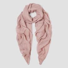 Load image into Gallery viewer, Oversized Scarf with Plain Cotton Design - Dusky NinaCollections 
