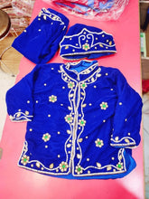 Load image into Gallery viewer, Boys Pasni Dress Set Blue Special Occasion Rice Feeding Ceremony Birthday Gifts - handmade items, shopping , gifts, souvenir
