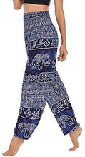 Load image into Gallery viewer, Women Baggy Thai Fisherman Yoga Pants Patterned High Waist Trousers Summer Holiday - handmade items, shopping , gifts, souvenir