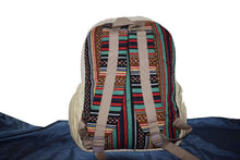 Load image into Gallery viewer, Vegan Drawstring Fashion Laptop Backpack for Men and Women Hemp Bag - handmade items, shopping , gifts, souvenir