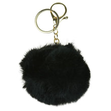 Load image into Gallery viewer, Fluffy Key chain Key Ring-Black Unbranded 