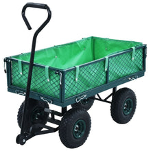 Load image into Gallery viewer, Garden Hand Trolley Green 250 kg vidaXL 