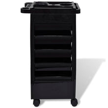 Load image into Gallery viewer, Hair Salon Plastic Trolley with Wheels vidaXL 