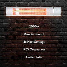 Load image into Gallery viewer, Lloytron Wall Mounted or Pedestal Patio Heater Instant Warm Indoor &amp; Outdoor pasal 