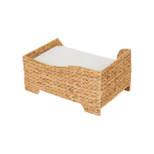Load image into Gallery viewer, Indoor Wicker Cat/Dog Elevated Bed &amp; Washable Cushion ST-N10002-UK Pasal 