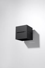 Load image into Gallery viewer, Wall Lamp LOBO Black Up/Down Square Shape Modern Loft Design G9 SOLLUX 