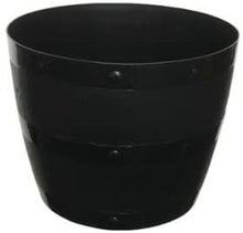 Load image into Gallery viewer, Whitefurze 50cm Black Barrel Planter Unbranded 