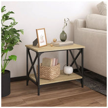 Load image into Gallery viewer, Side Table Sonoma Oak 55x38x45 cm Engineered Wood vidaXL 