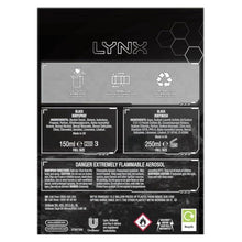 Load image into Gallery viewer, Lynx Black Duo Set 2 Pc Shower Gel and Body Spray Lynx 