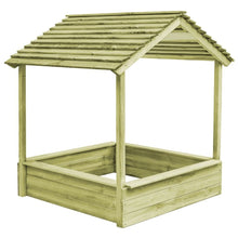 Load image into Gallery viewer, Outdoor Playhouse with Sandpit 128x120x145 cm Pinewood pasal 