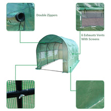 Load image into Gallery viewer, 12′x7′x7 Heavy Duty Greenhouse Plant Gardening Dome Greenhouse Tent Unbranded 